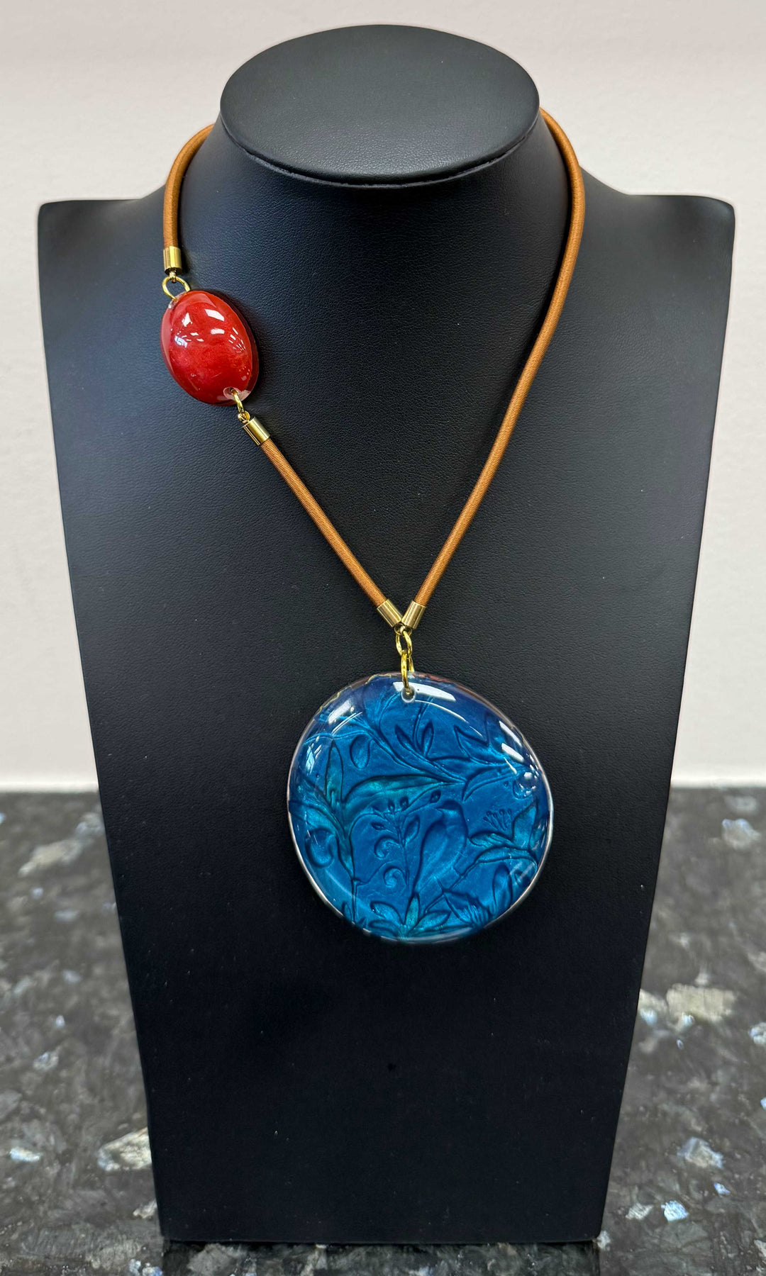 Reversible Floral Pendant Necklace