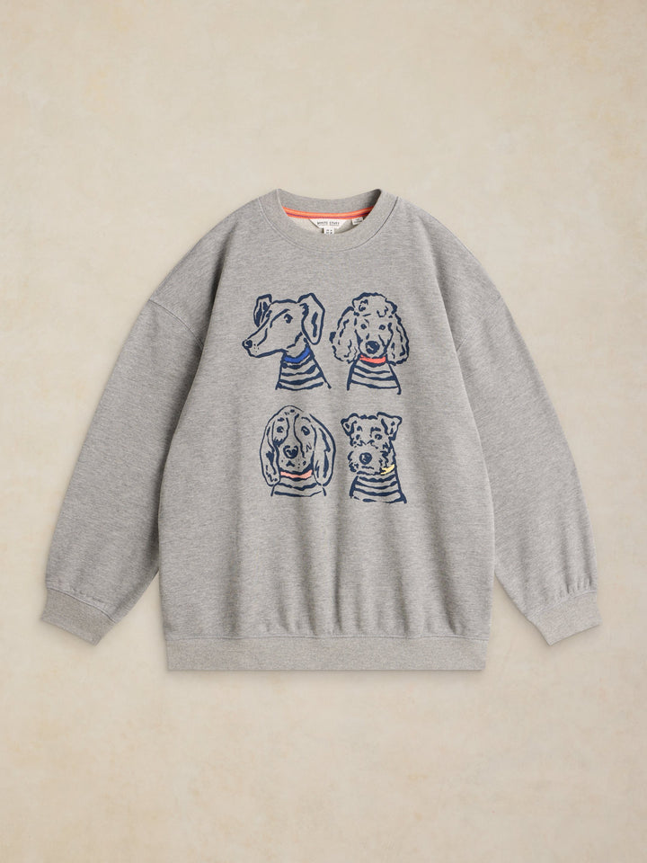 Dog Portrait Premium Graphic Sweatshirt