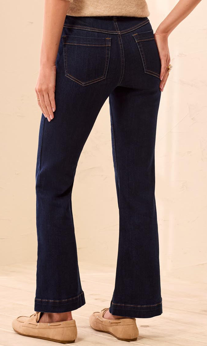 Audrey Pull On Flare Jeans