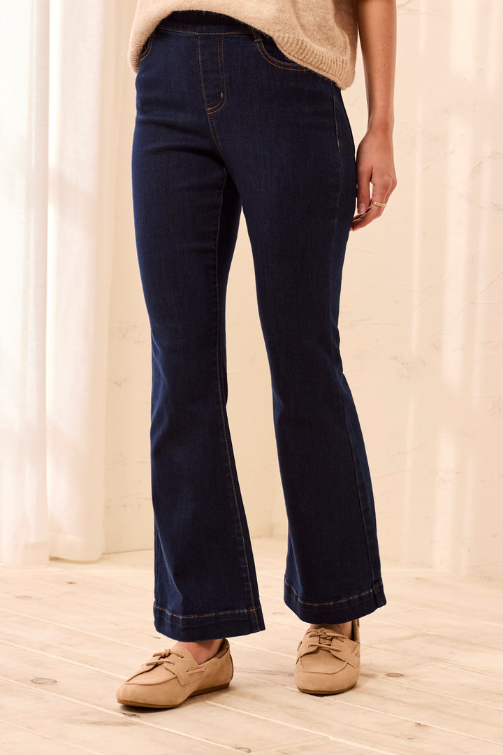 Audrey Pull On Flare Jeans