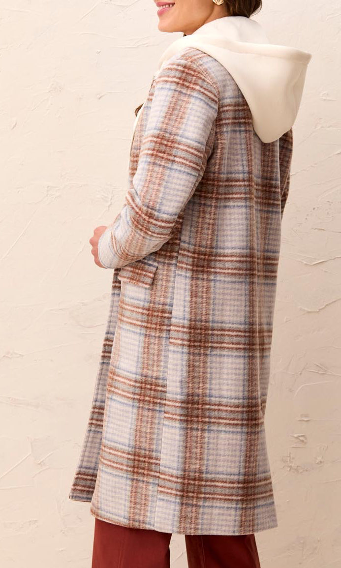 Convertible Hooded Long Jacket