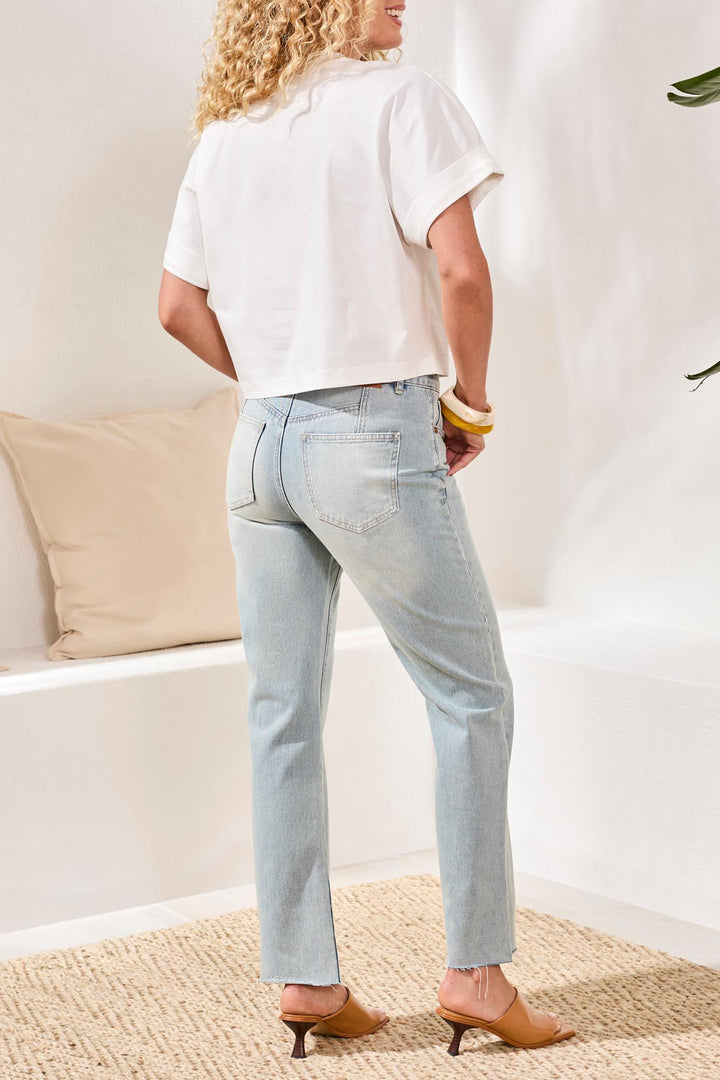 Relaxed Cotton Cropped Tee