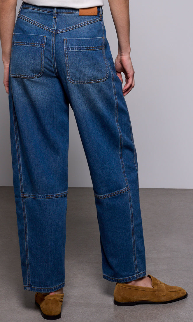 Barrel-Leg Jeans