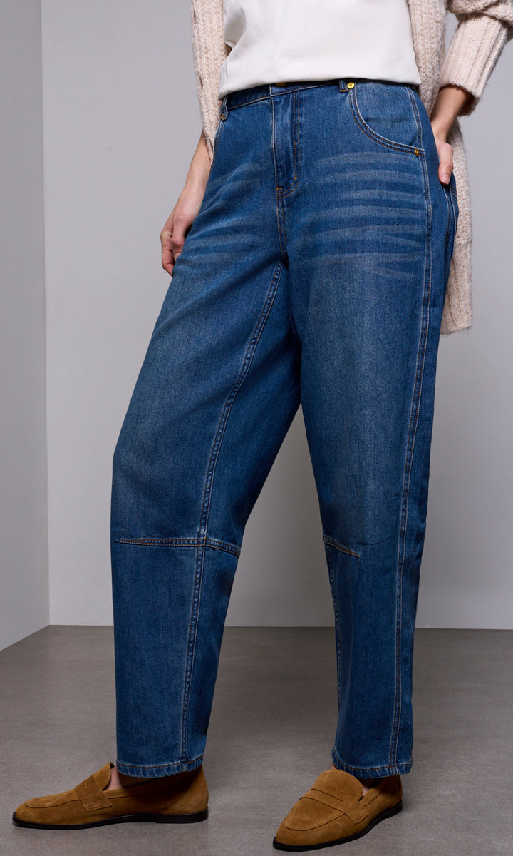 Barrel-Leg Jeans