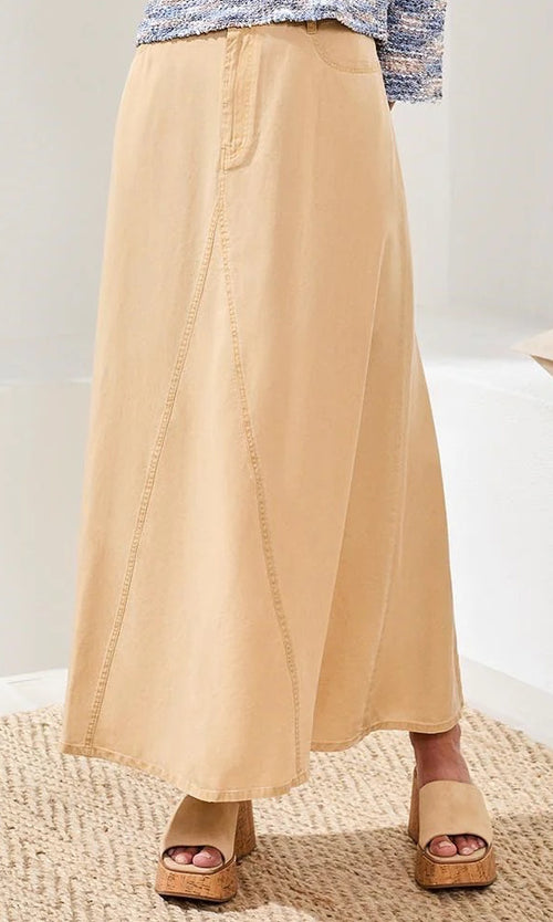 A-Line Maxi Skirt