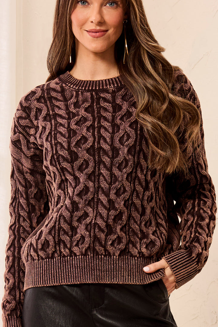 Cotton Cable Knit Sweater
