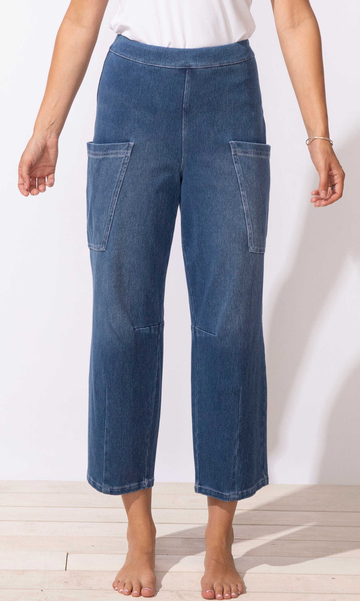 Utility Pocket Crop Denim Pant