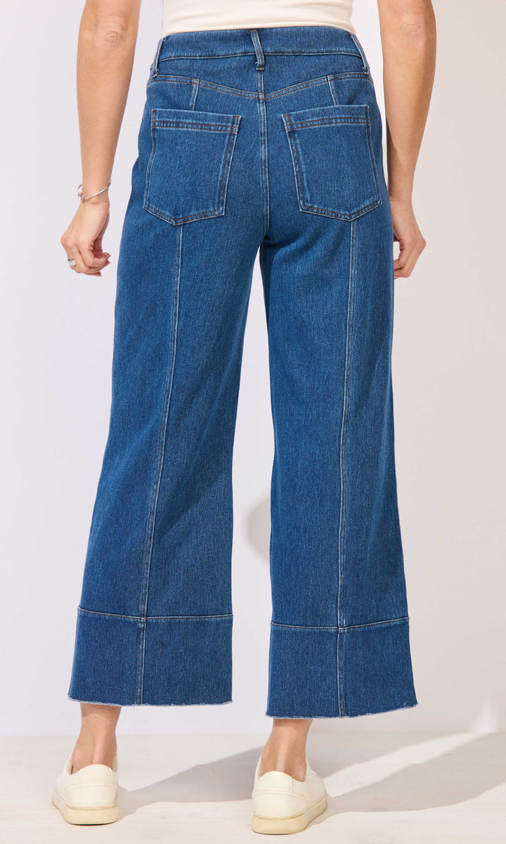Wide Leg Cropped Jeans