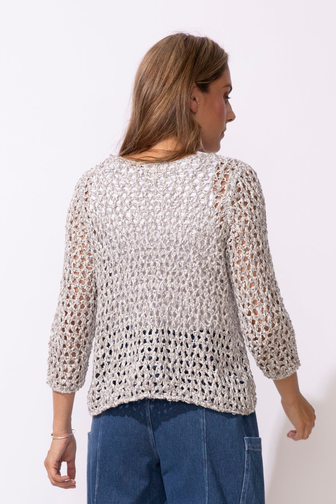 Open Knit Pullover