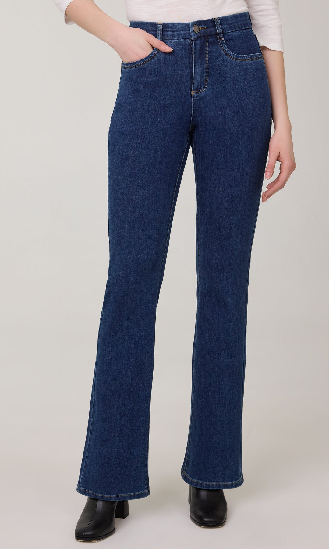 High Rise Bootcut Jeans