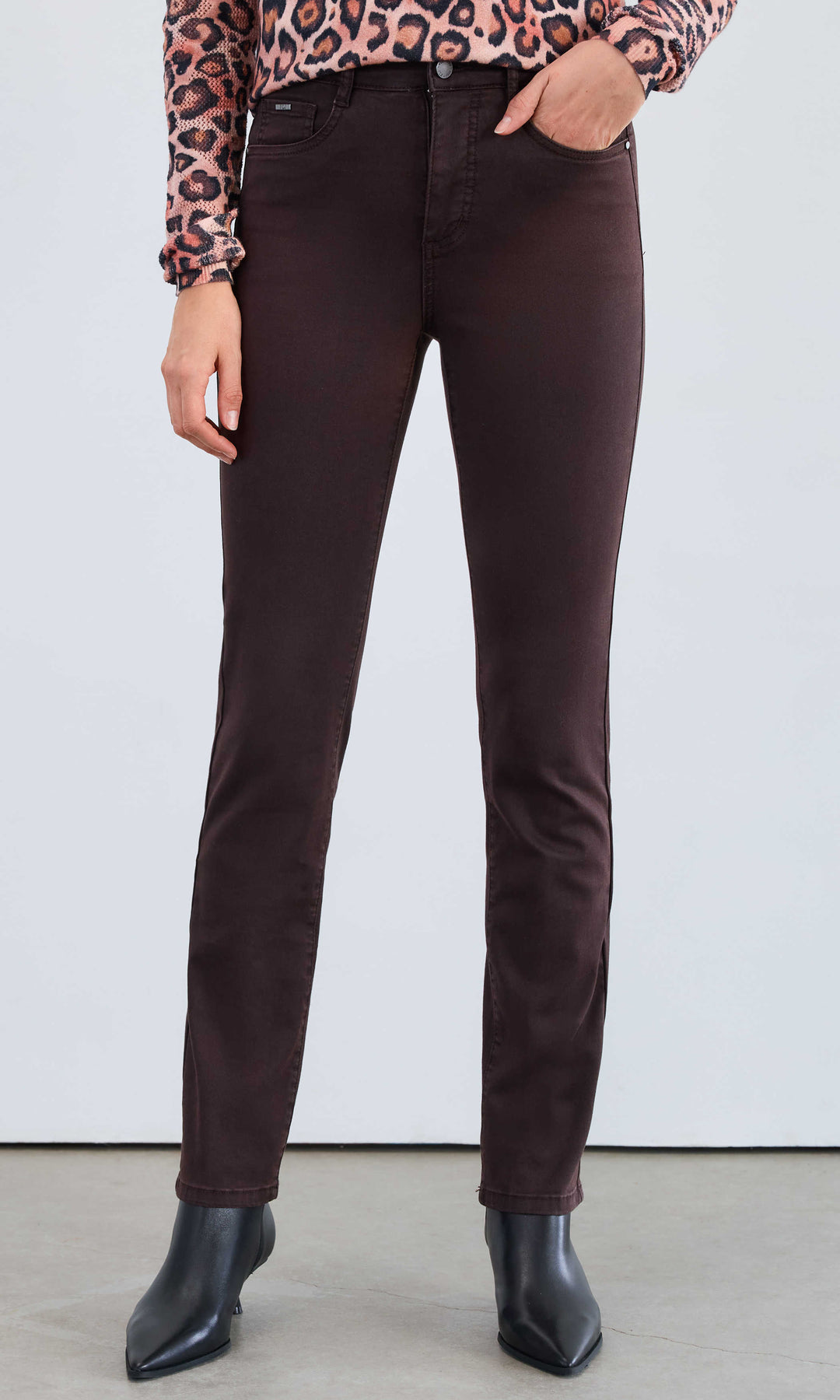 Five Pocket High Rise Straight