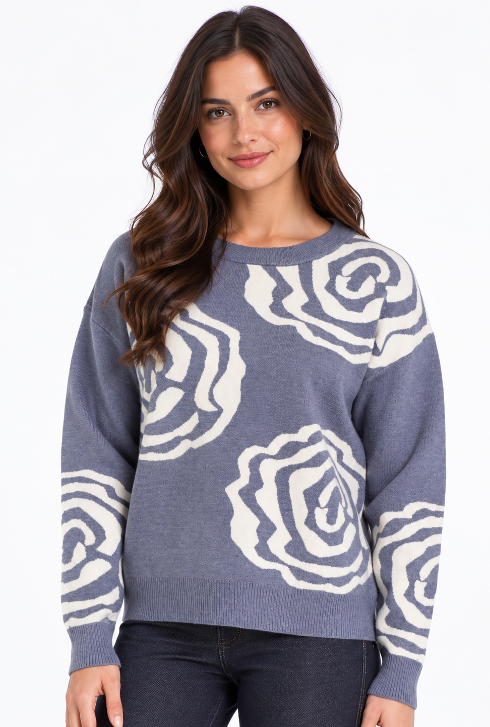 Statement Rose Sweater