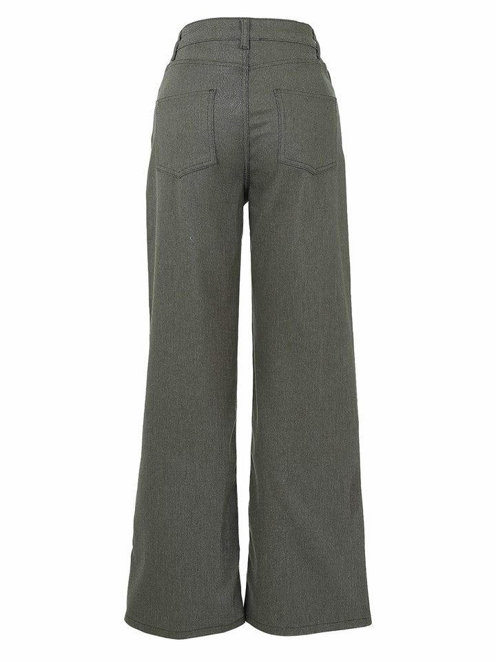 High-Rise Tencel Wide-Leg Pants