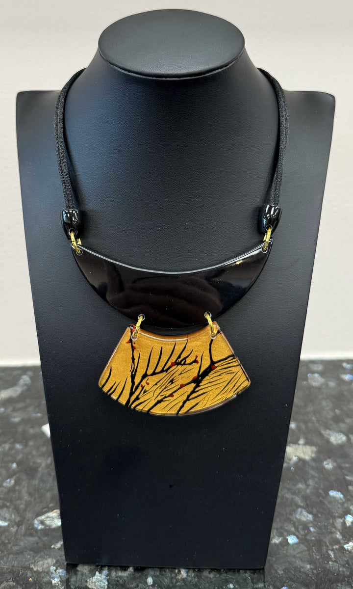 Reversible Sculptural Pendant Necklace