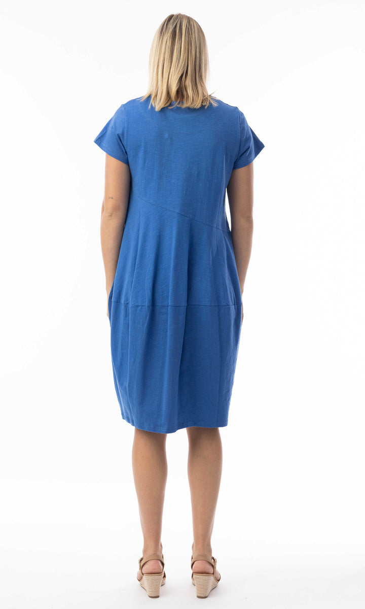 Short Sleeve Knit Bubble Dress