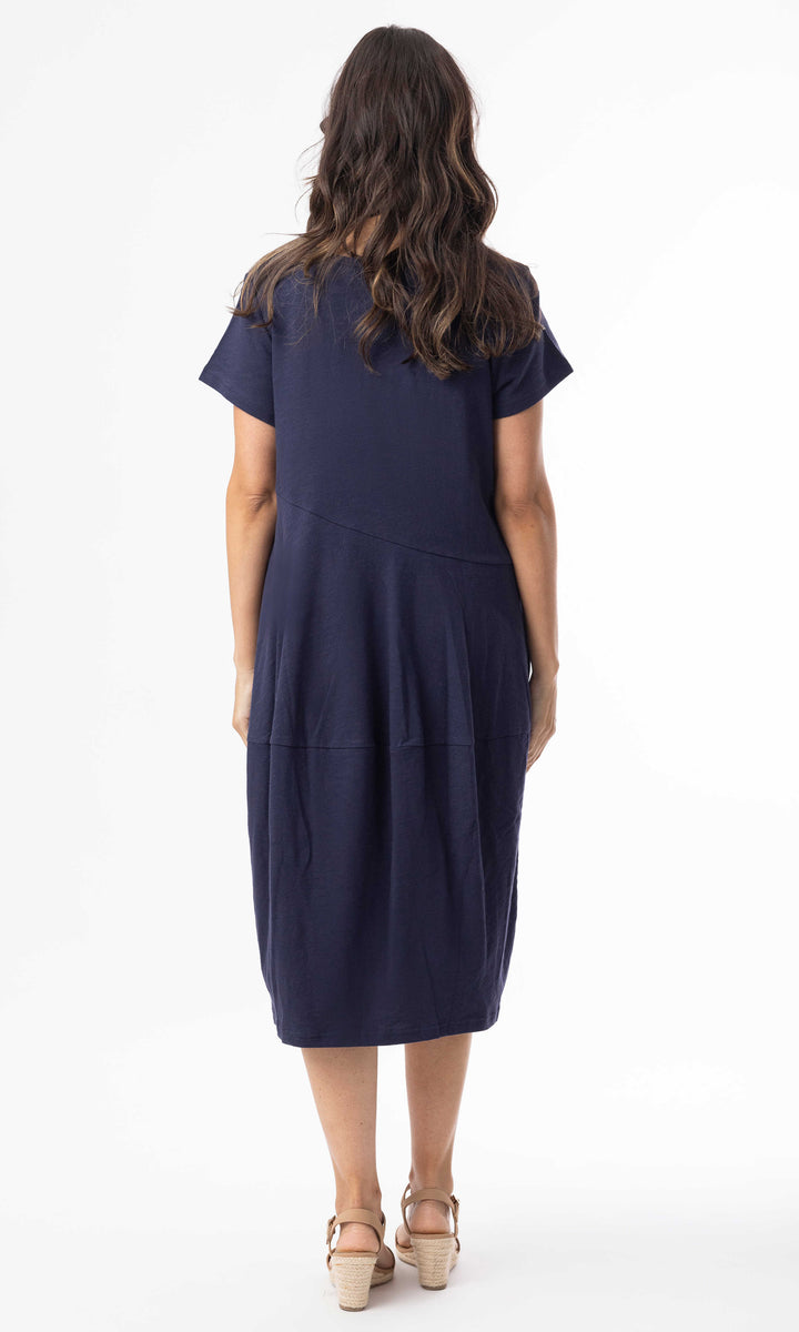 Short Sleeve Knit Bubble Dress