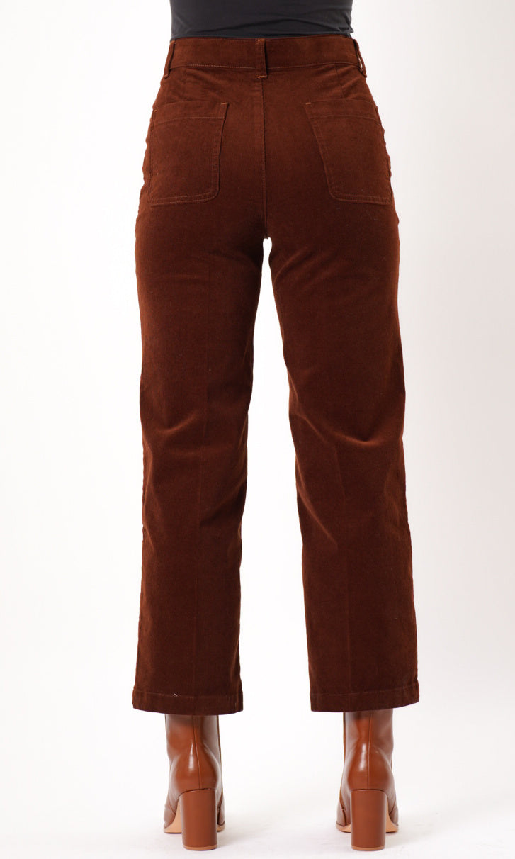 Corduroy Wide Leg Pants