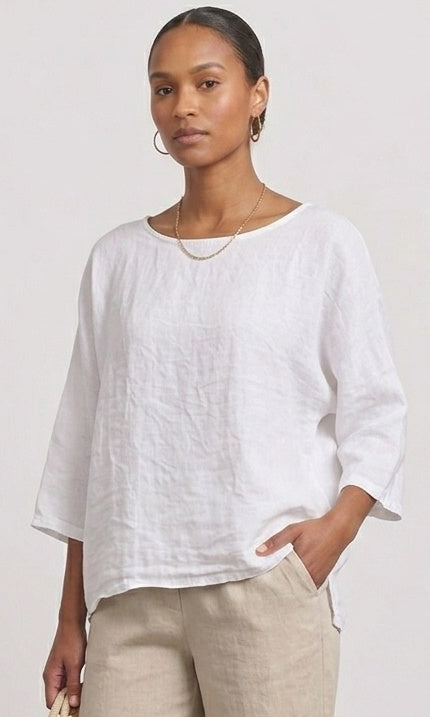 Relaxed Linen Top