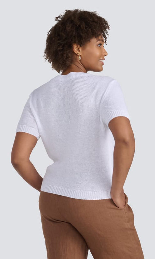Croissant Charm Knit Top