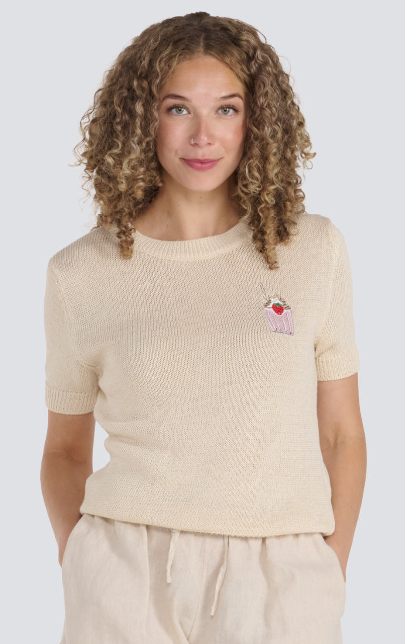 Milkshake Moment Knit Top