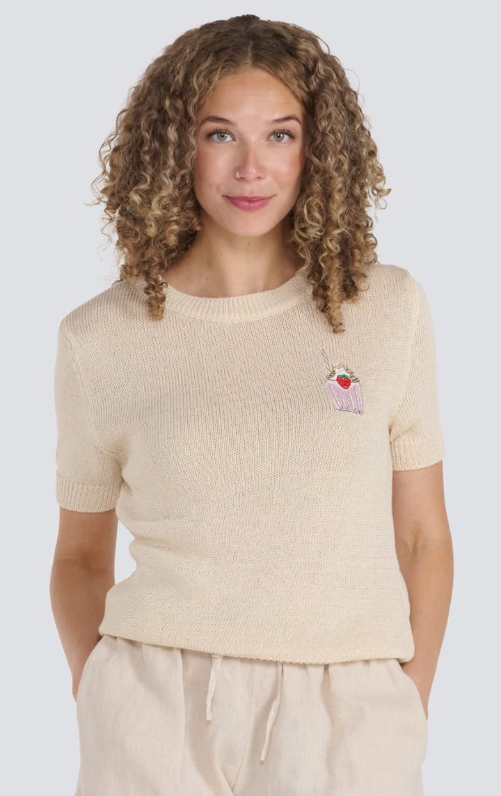 Milkshake Moment Knit Top