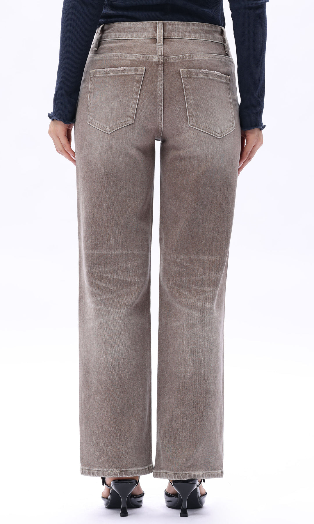 Straight Leg Vintage Wash Jean