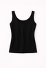 Black tank top on a white background