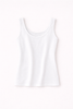 White tank top on a white background