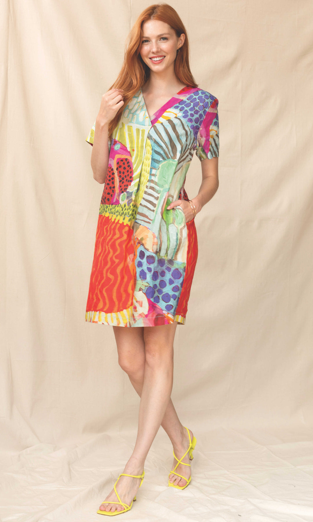 Linen Shift Dress