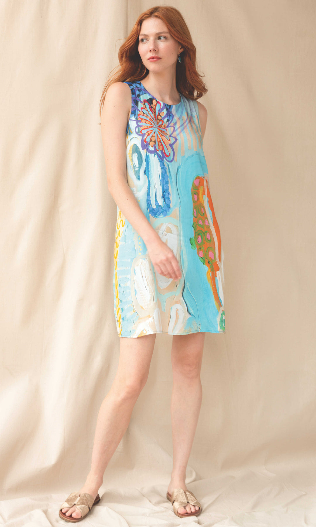 Art-Inspired Layered Dress