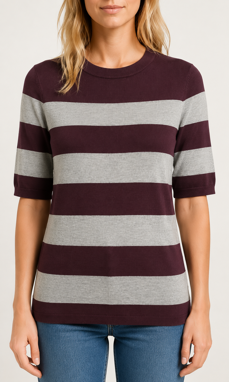 Striped Knit Top