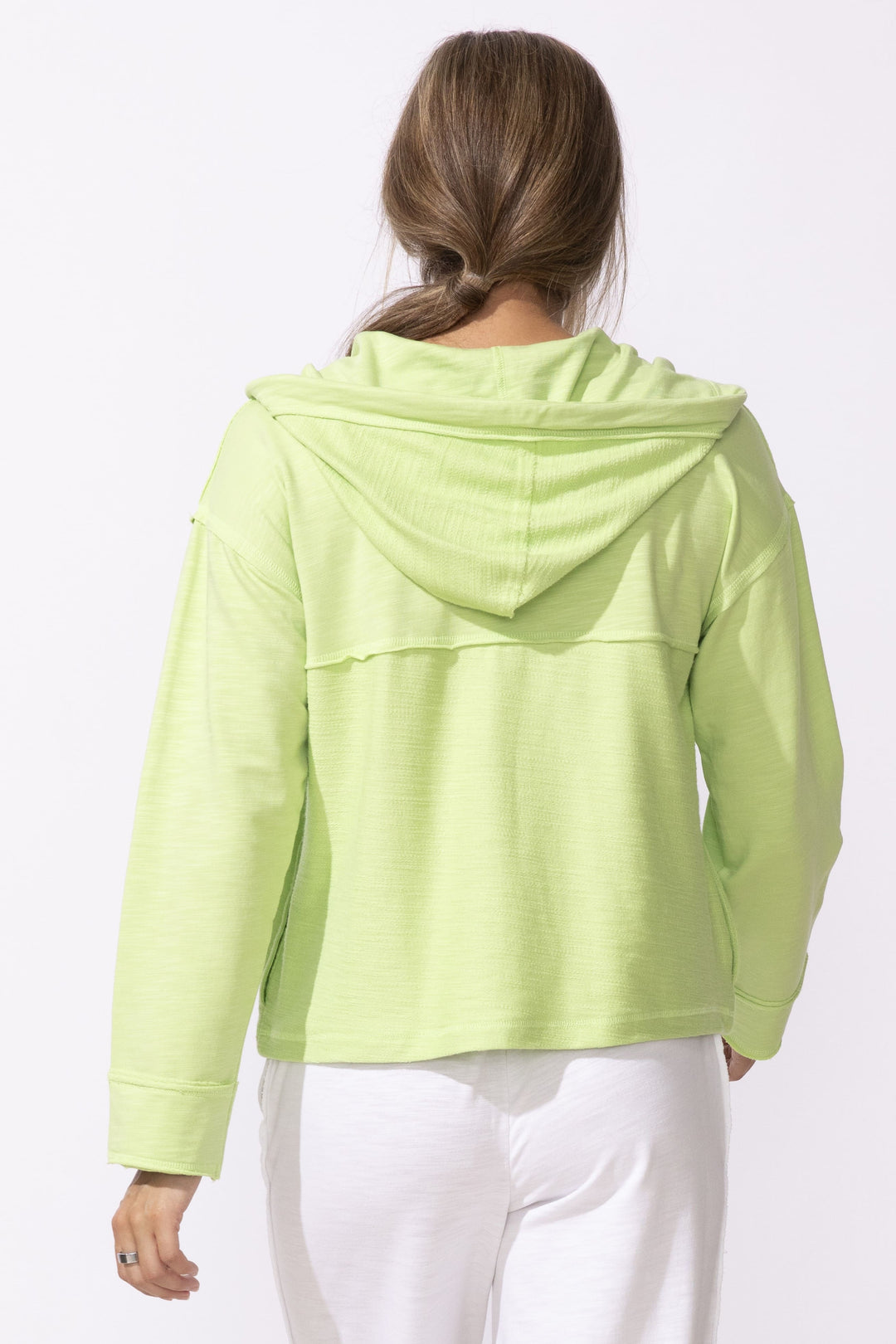 Lightweight Button Front Hooded Jacket