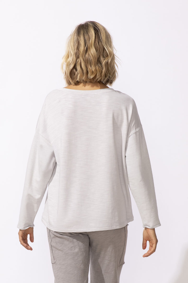 Relaxed Bicycle Graphic Knit Top