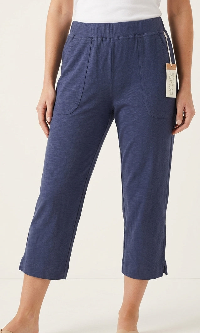 Crop Cotton Relaxed Pant