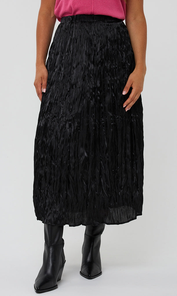 Crinkle Plisse Skirt