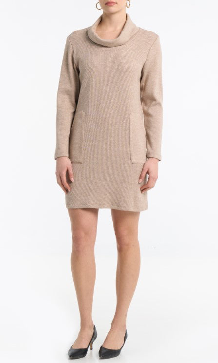 Sunday Stroll Cowl Neck Dress