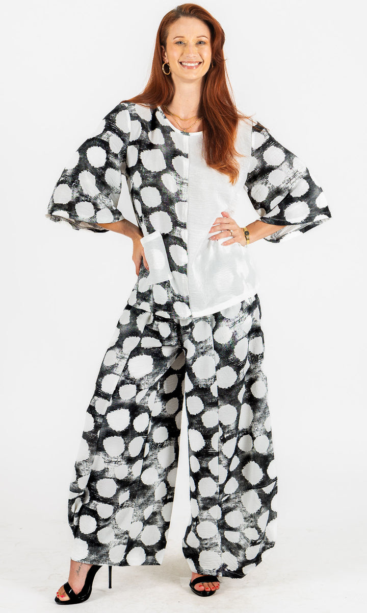 Abstract Dot Print Statement Top