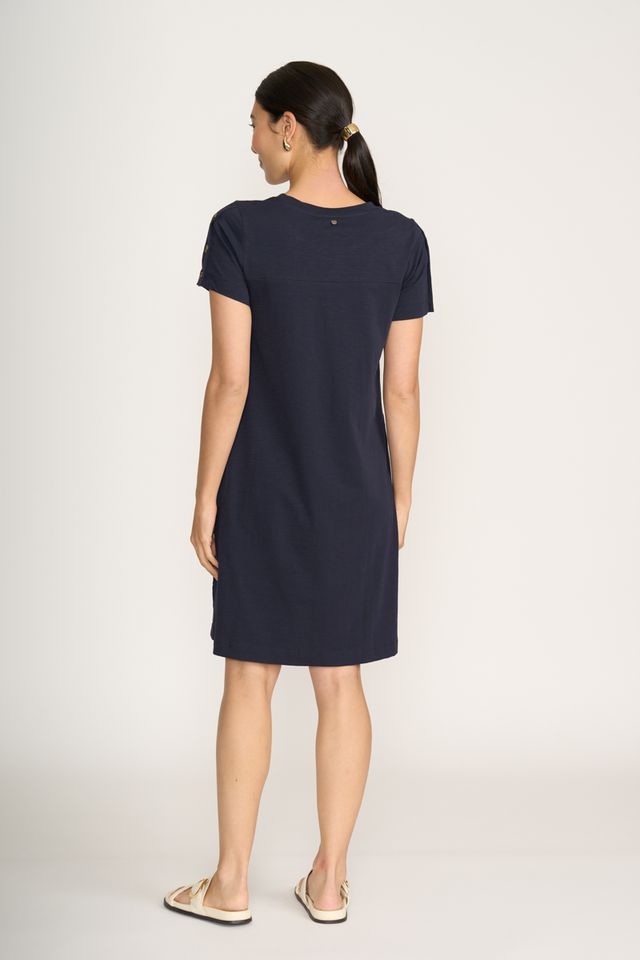 Cotton Pocket T-Shirt Dress