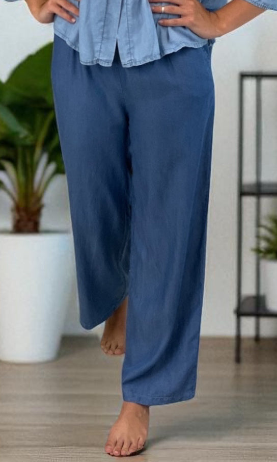 Tencel Wide Leg Pant