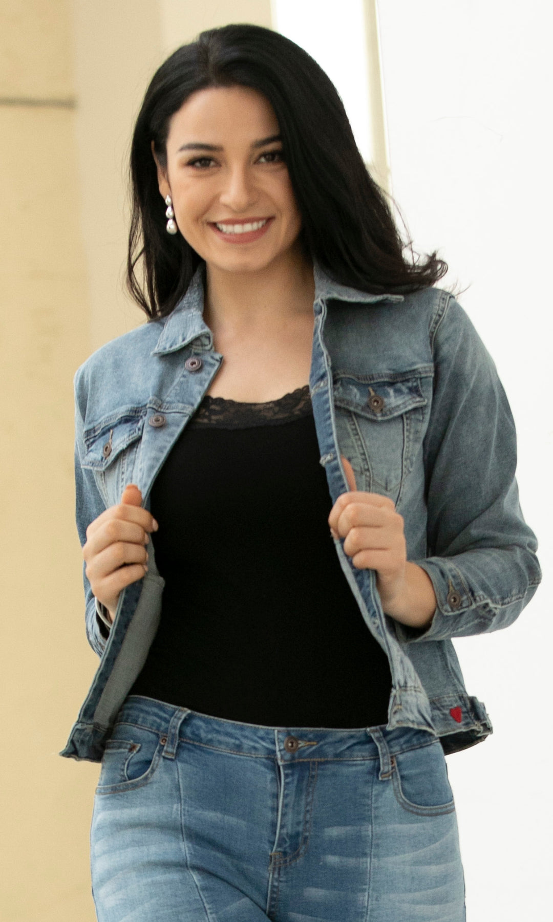 Classic Stretch Denim Jacket