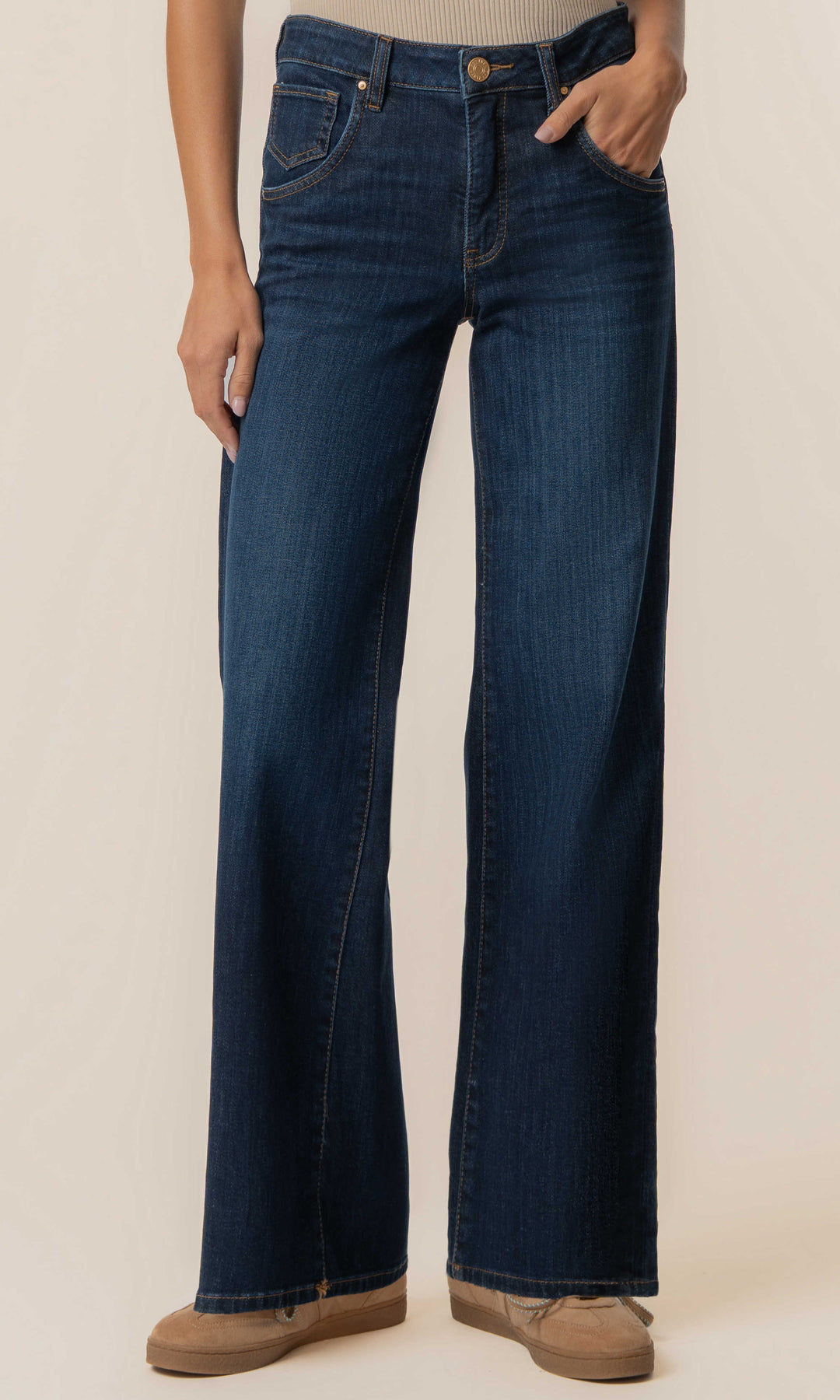 Maya High Rise Wide Leg Jeans