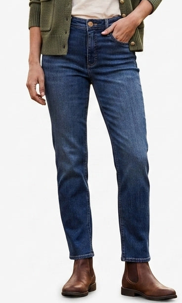 Slim Straight Ankle Jeans
