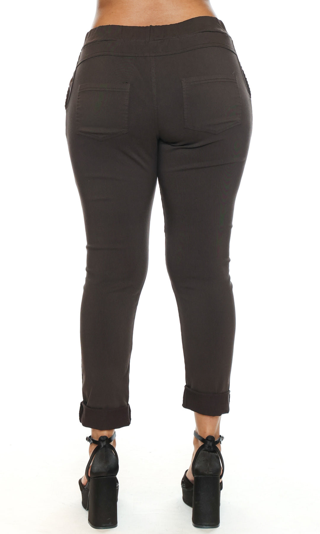 Zip Pocket Pull-On Pants
