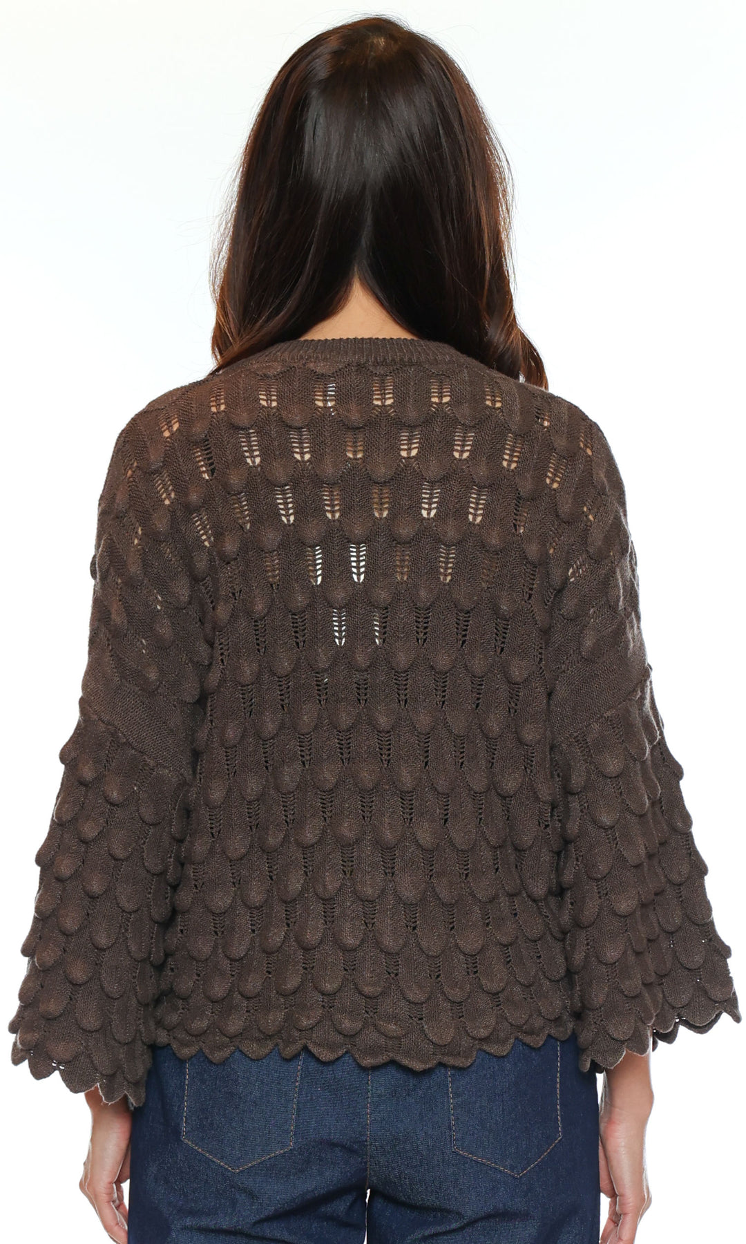Scallop Knit Sweater