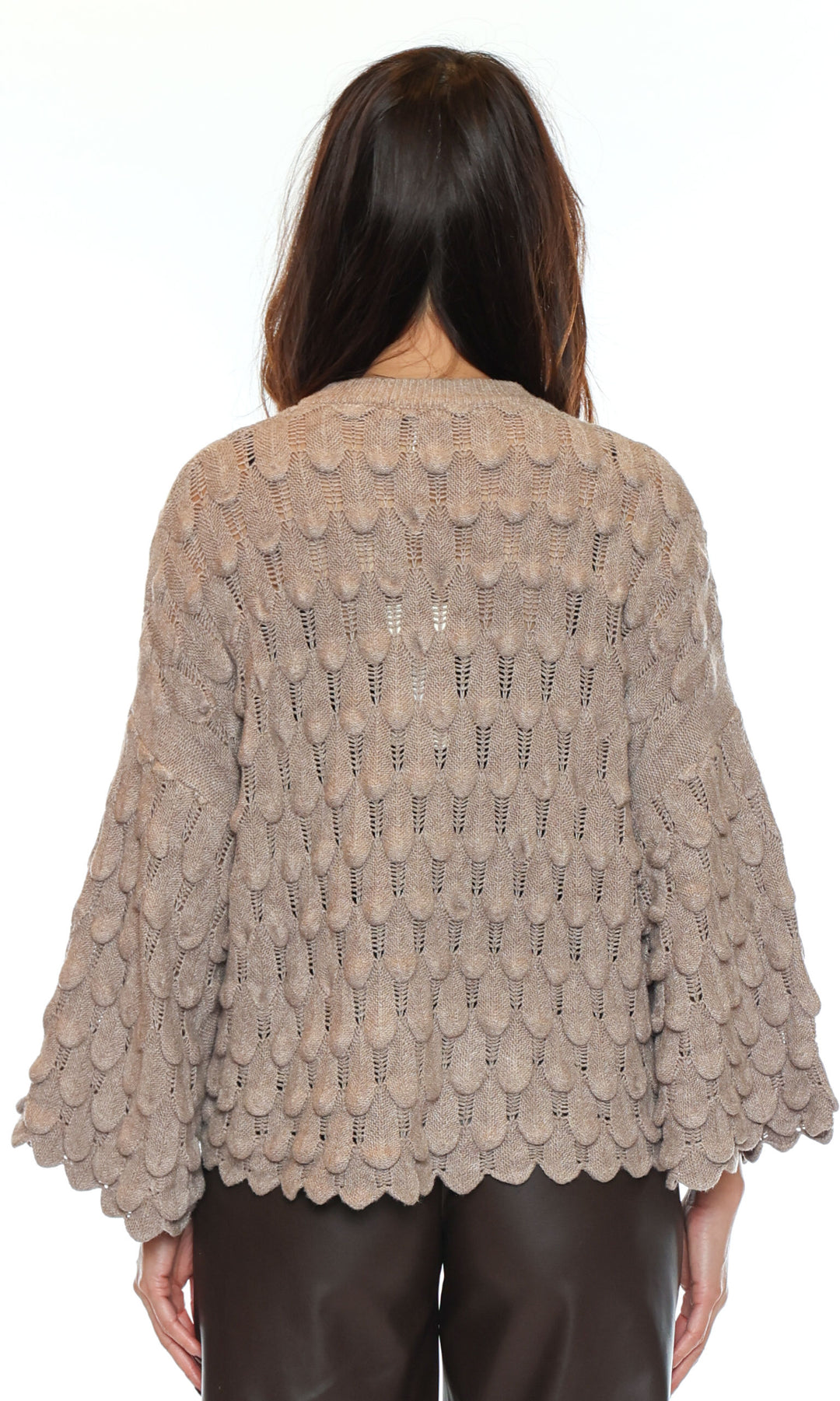 Scallop Knit Sweater
