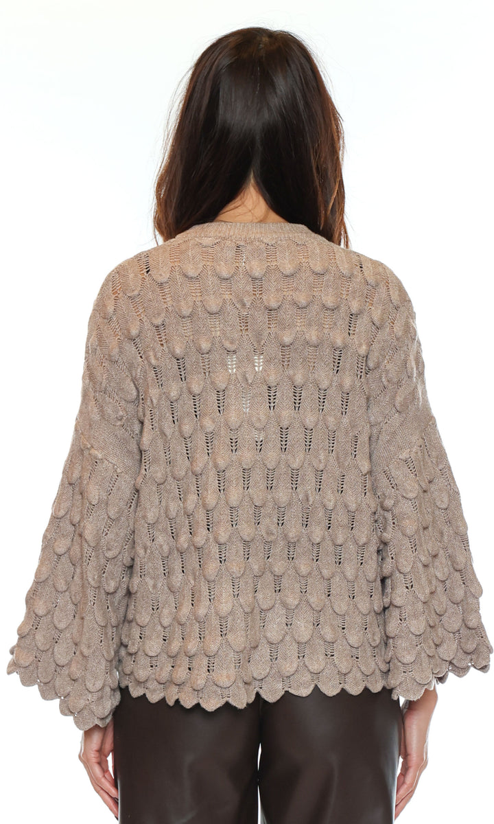 Scallop Knit Sweater