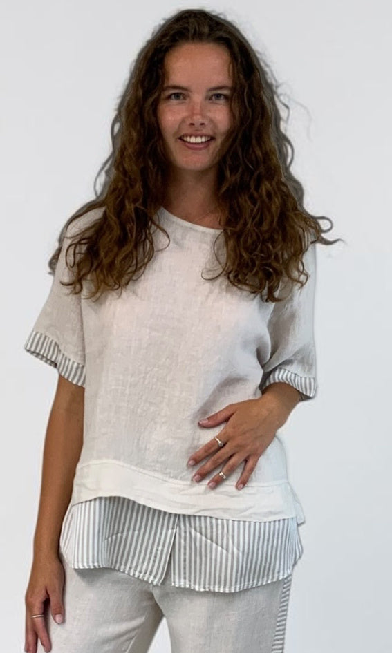 Linen Fooler Top
