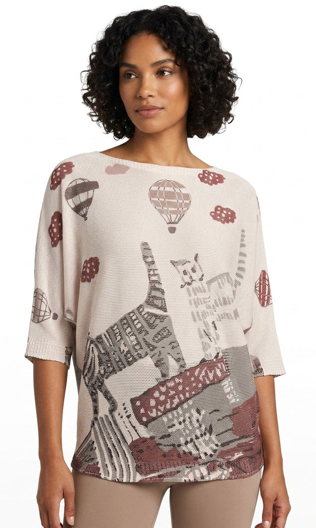 Relaxed Lightweight Knit Top