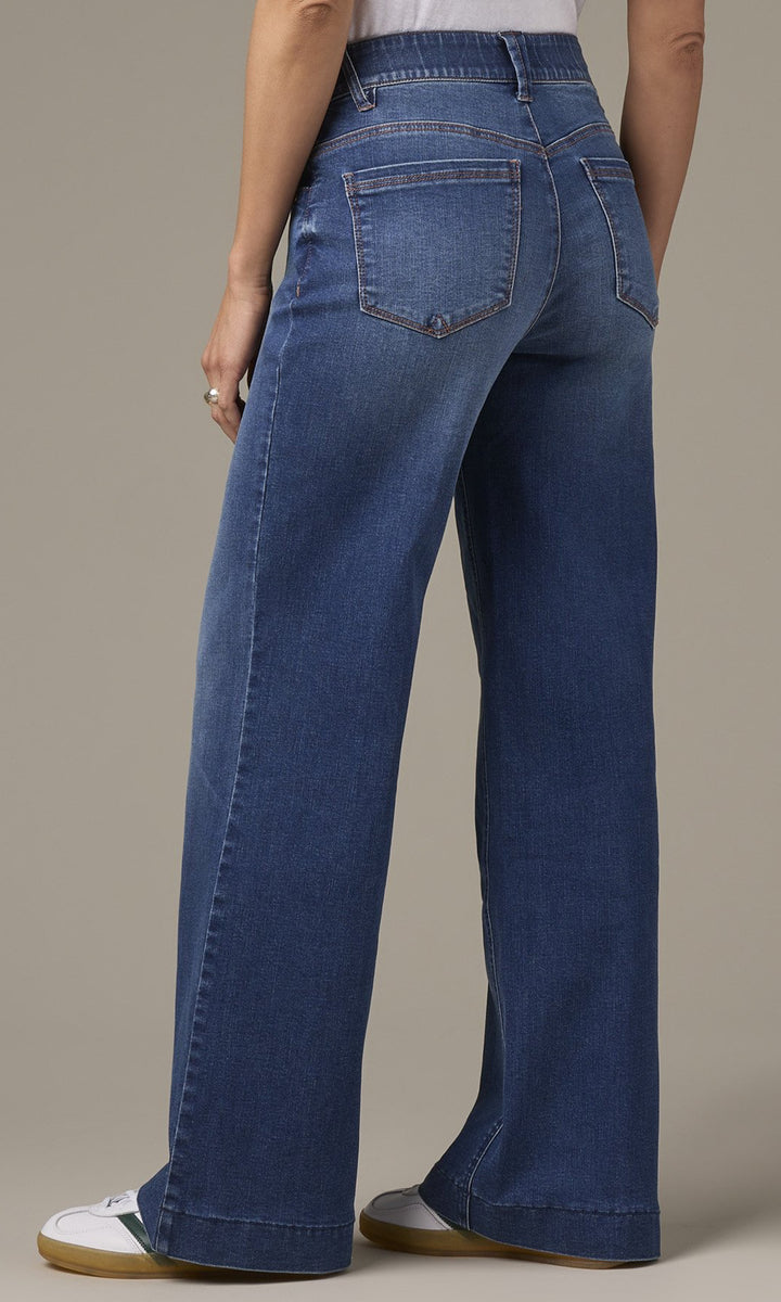 Five Pocket Wide Leg Jeans