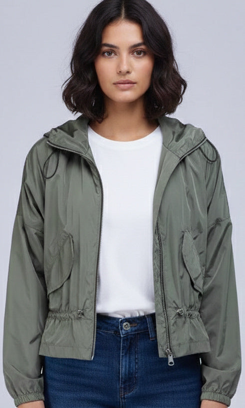 Lightweight Utility Zip Jacket